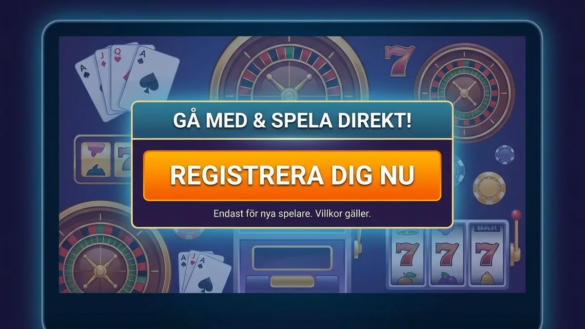 Registrera dig med bonus