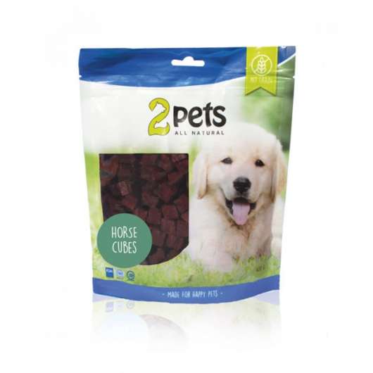 2pets Dogsnack Horse Cubes (400 g)