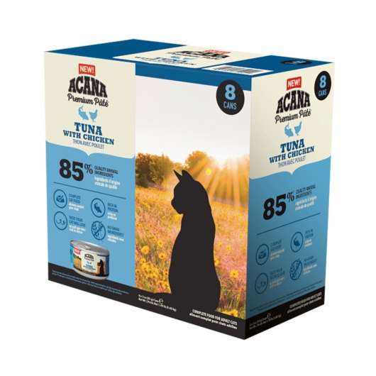 Acana Cat Premium Paté Tuna & Chicken 8x85 g (680 g)