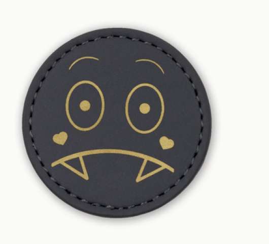 Anxious Monster Badge till Konny Collar - M / Black