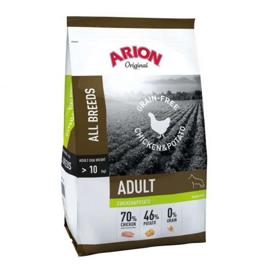 Arion Dog Adult All Breeds No Grain Chicken & Potato 12 kg