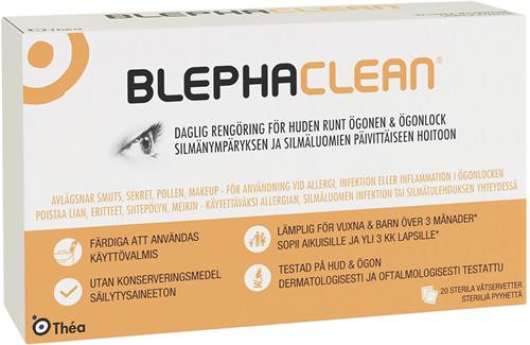 Blephaclean® Sterila Våtservetter, 20 st. - 20 st