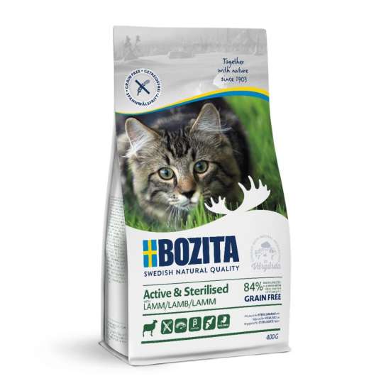 Bozita Active & Sterilised Grain free Lamb