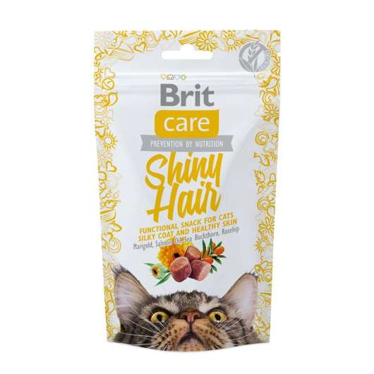 Brit Care Cat Snack Shiny Hair Salmon
