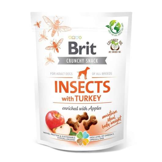 Brit Care Crunchy Snack Insects Turkey 200 g (200 g)