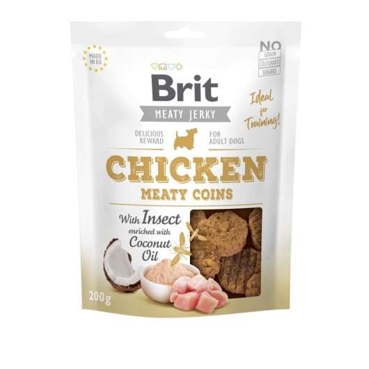 Brit Care Meaty Jerky Coins Chicken Insect