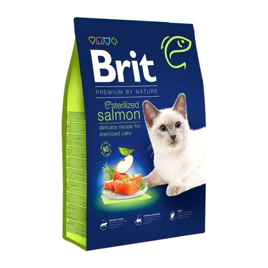 Brit Premium By Nature Cat Sterilized Salmon (8 kg)