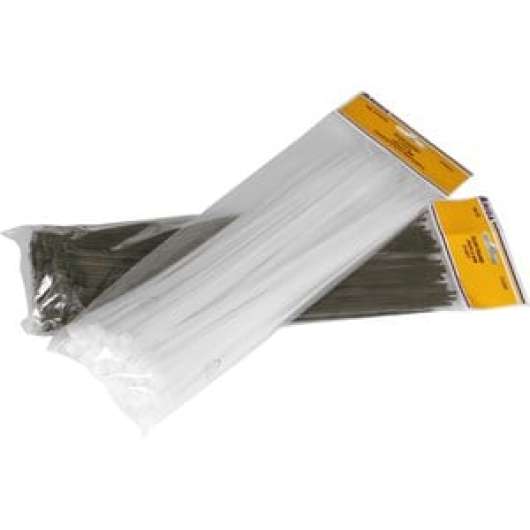 Buntband transparent, 20-pack 200 x 4,8 mm