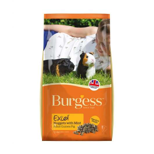 Burgess Excel Guinea Pig Adult with Mint (10 kg)
