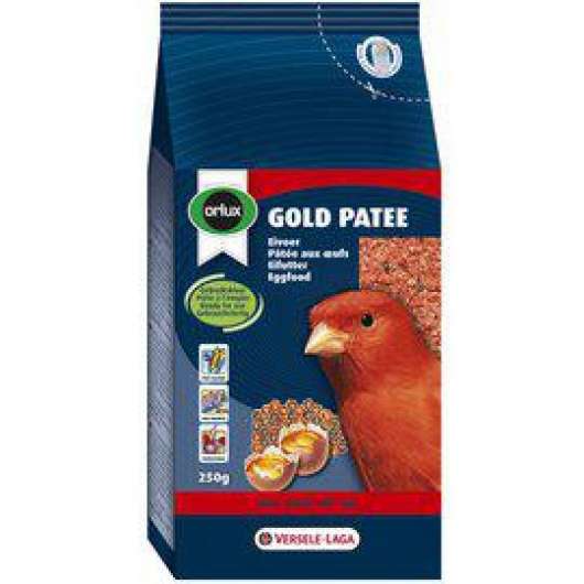 Canary Gold Patee Fågelfoder med Rött Färgämne - 1 kg