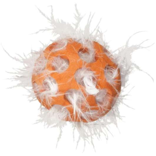 Cataction Fjäderboll - Orange boll