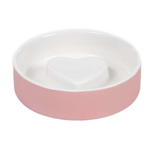 Cooling Bowl - XS Slow Feed Rosa