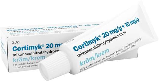 Cortimyk 20 mg/g + 10 mg/g Kräm - Tub 20 g