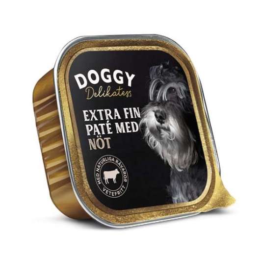 Delikatess Extra Fin Paté till Hund med Nötsmak - 11 st x 150 g