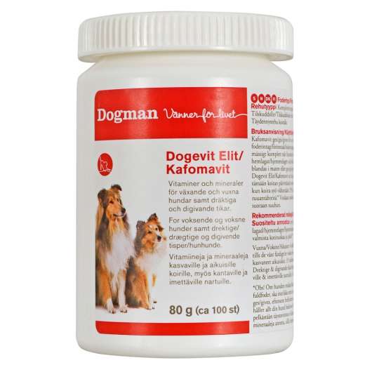 Dogman Dogevit Elit/Kafomavit (100 tabletter)