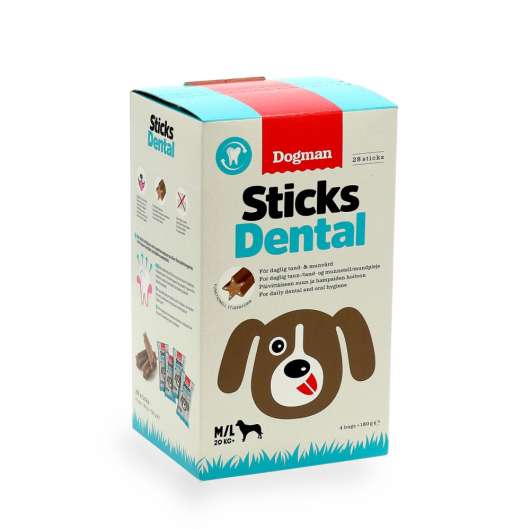 Dogman Sticks Dental 28-pack (M/L)