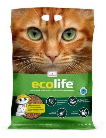EcoLife Ekologisk kattsand - 5,5 kg