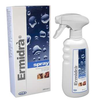 Ermidrà Spray för irriterad och röd hud - 300 ml