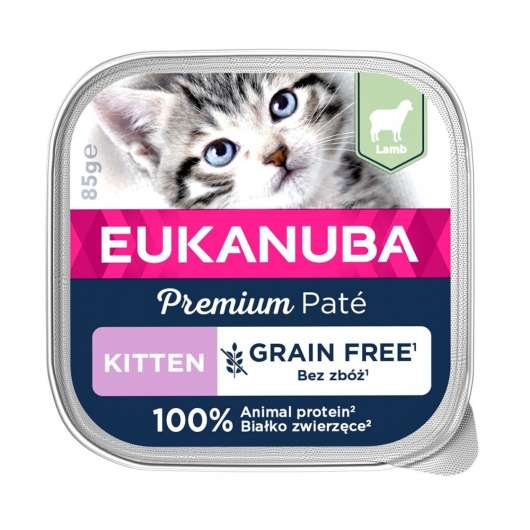 Eukanuba Cat Grain Free Kitten Lamb 85 g