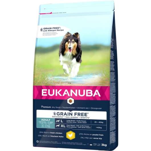 Eukanuba Dog Adult Grain Free Large & Giant Chicken