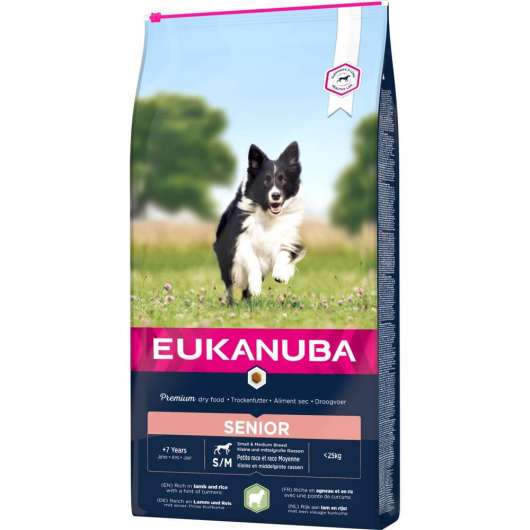 Eukanuba Dog Senior Small & Medium Breed Lamb & Rice