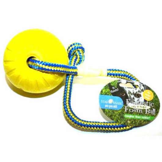 Foamball med rep - Large