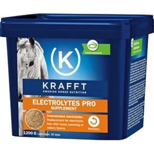 Fodertillskott Krafft Electrolytes Pro, 1,2 kg