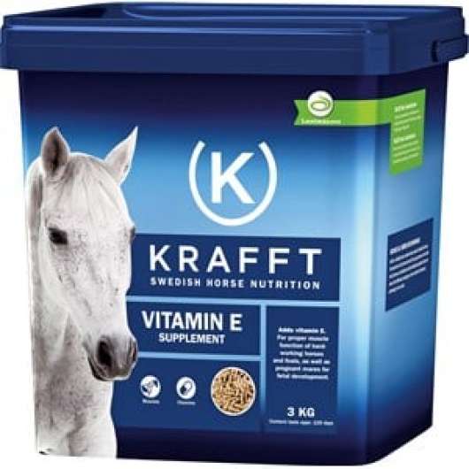 Fodertillskott Krafft Vitamin E, 3 kg