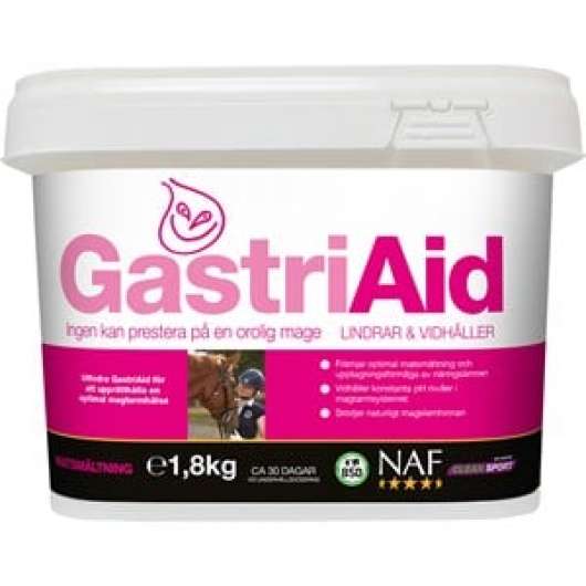 Fodertillskott NAF GastriAid, 1,8 kg