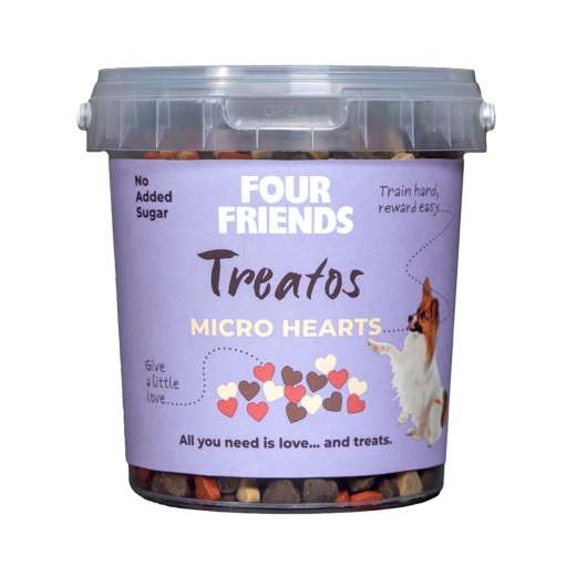 Four Friends Treatos Micro Hearts 500 g