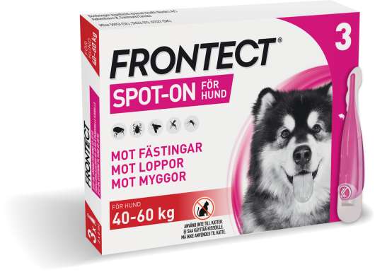 Frontect Spot-On Lösning Hund XL 405,6 mg/3028,8 mg 3 x 6 ml - Spot-on applikator (3 x 6 ml)