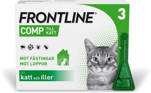 Frontline Comp - Spot on Lösning för Katt 50 mg/60 mg 3 x 0