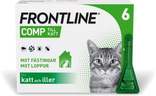 Frontline Comp - Spot on Lösning för Katt 50 mg/60 mg 6 x 0