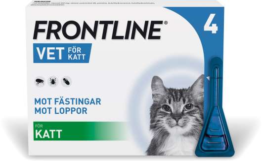 Frontline Vet - Spot-on Lösning för Katt 100 mg/ml 4 x 0