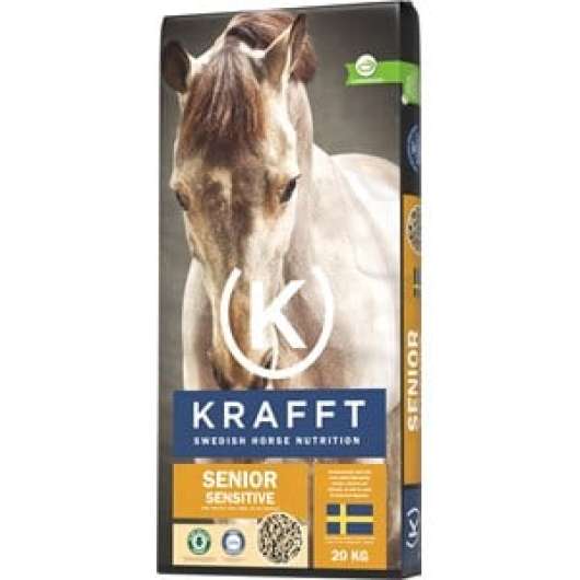 Hästfoder Krafft Senior Sensitive, 20 kg