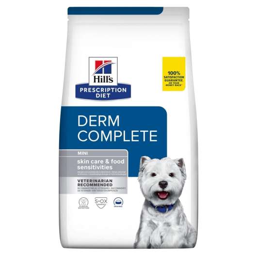 Hill's prescription diet canine derm complete skin care & food sensitivities mini