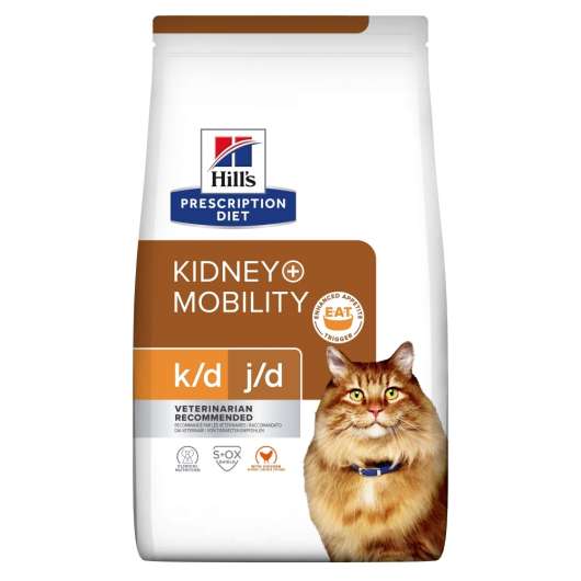Hill's Prescription Diet Feline k/d j/d Kidney + Mobility Chicken (2 kg)