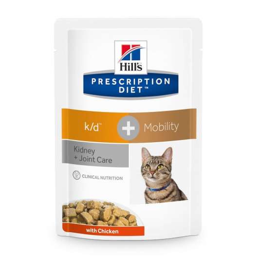 Hill's Prescription Diet Feline k/d + Mobility Kidney + Joint Care Chicken 12x85 g