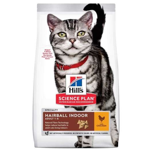 Hill's Science Plan Cat Adult Hairball & Indoor Chicken