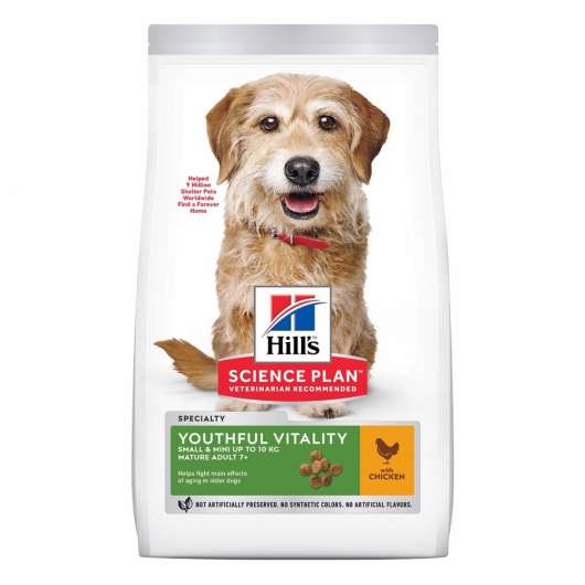 Hill's Science Plan Dog Adult 7+ Youthful Vitality Small & Mini Chicken