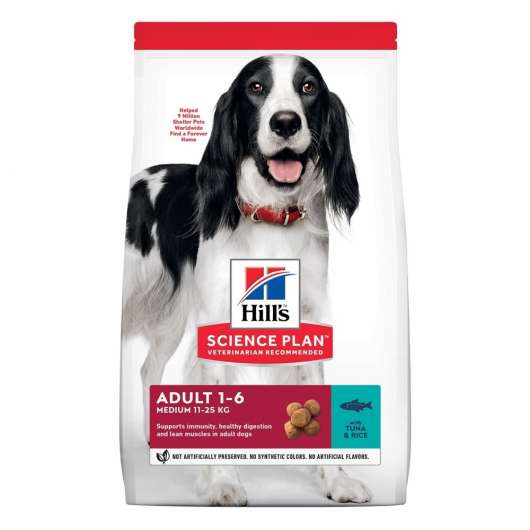 Hill's Science Plan Dog Adult Medium Tuna & Rice