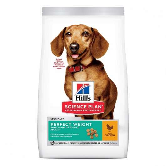 Hill's Science Plan Dog Adult Perfect Weight Small & Mini Chicken