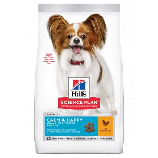 Hill's Science Plan Dog Adult Small & Mini Calm & Happy Chicken