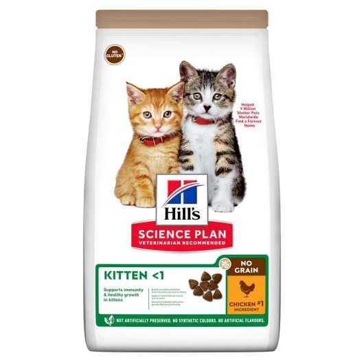 Hill's Science Plan Kitten No Grain med Kyckling 1,5 kg