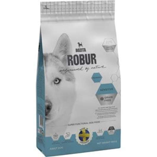 Hundfoder Bozita Robur Sensitive Grain Free Reindeer, 0,95 kg