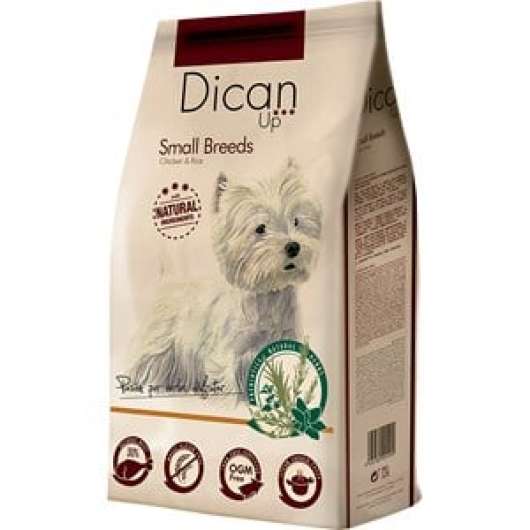 Hundfoder Dican Up Adult Small Breed Chicken & Rice