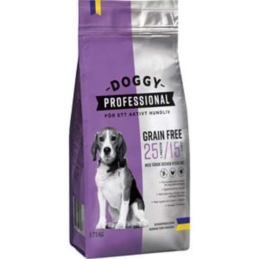 Hundfoder Doggy Professional Grain Free, 1,75 kg
