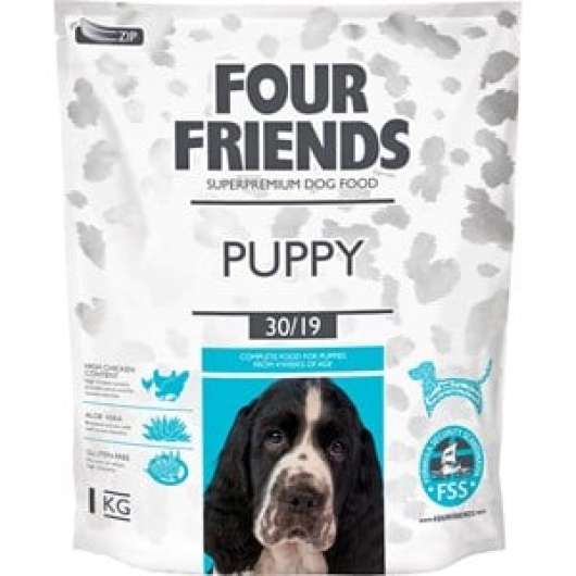Hundfoder Four Friends Puppy, 1 kg