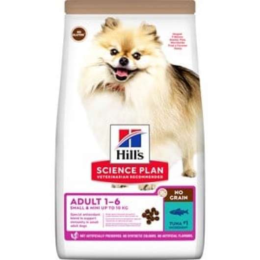 Hundfoder Hills Science Plan Adult No Grain Small and Mini Tonfisk, 3 kg