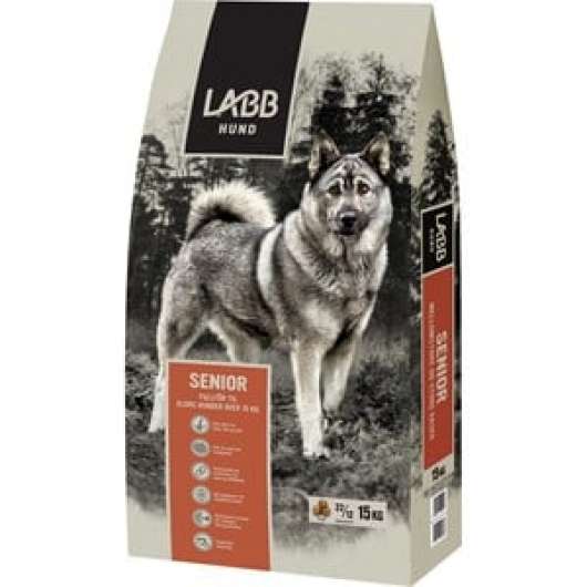Hundfoder Labb Senior Mellanstora och Stora, 15 kg